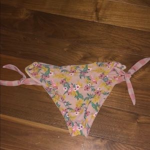 For Love and Lemons Tahiti tie bottom in blush L